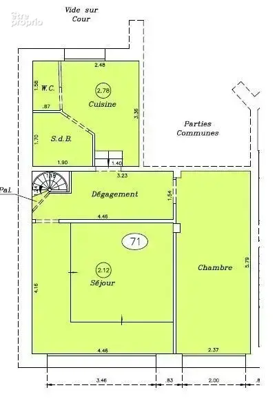 Local + appartement - 84 m² - boulevard mortier - photo 2