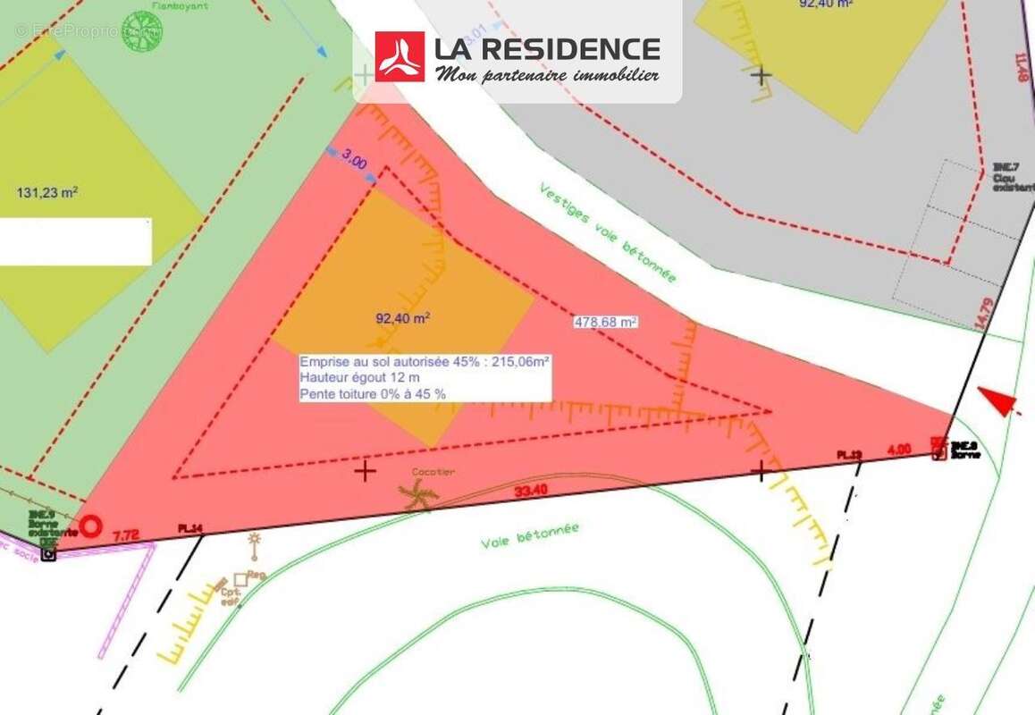 Terrain à FORT-DE-FRANCE