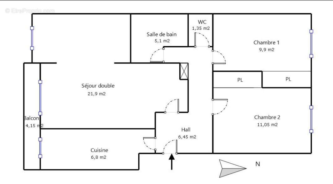 Appartement à MARSEILLE-9E