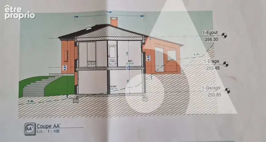 Maison en cours de constructions - environ 117 m ²- terrain de 1.404 m² - photo 2