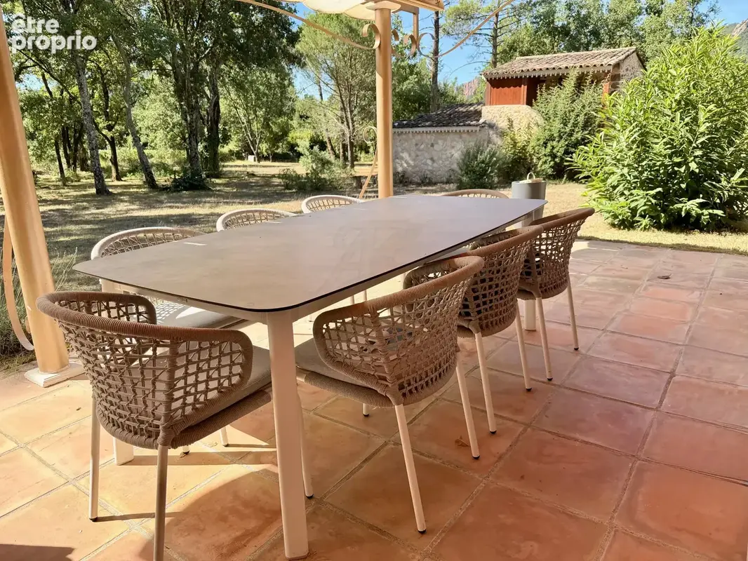 Élégante propriété avec villa principale, mazet en pierres et piscine - photo 40
