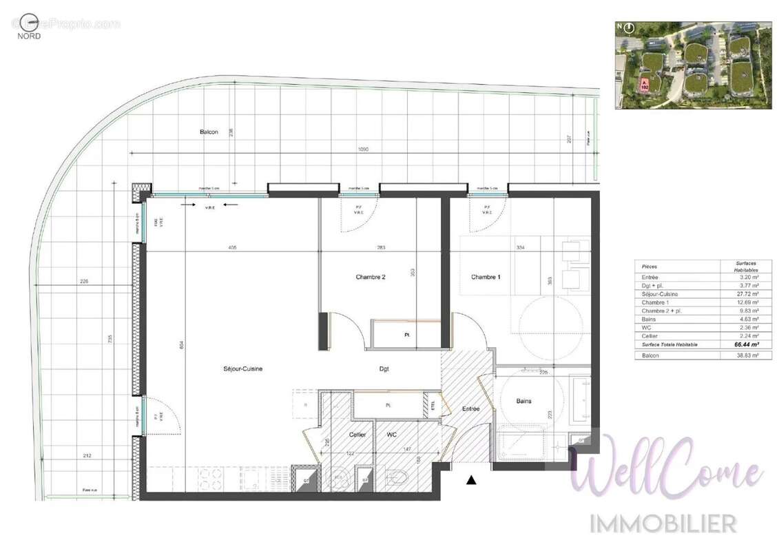 Appartement à GRESY-SUR-AIX