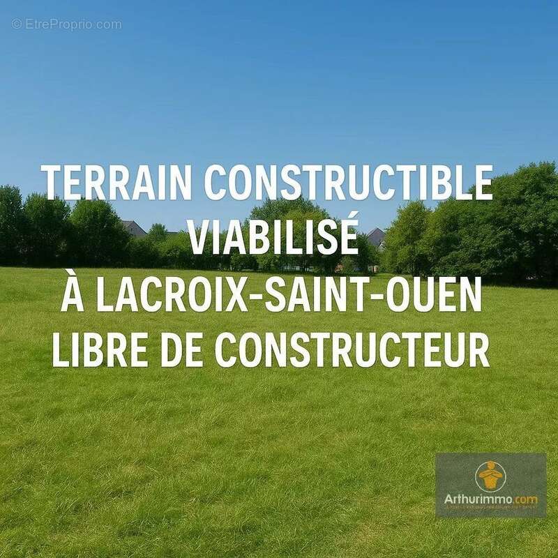 Terrain à LACROIX-SAINT-OUEN