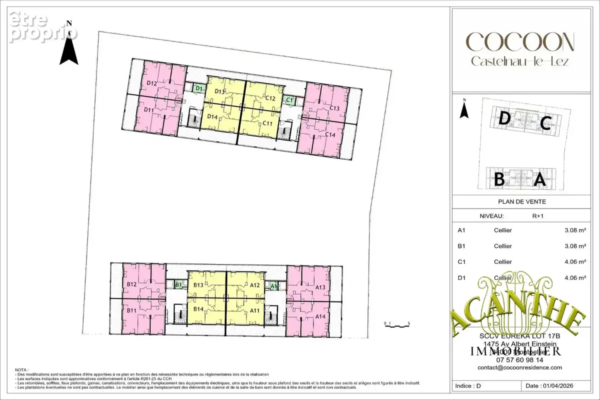 Appartement 64 m² à Castelnau-Le-Lez  - photo 5