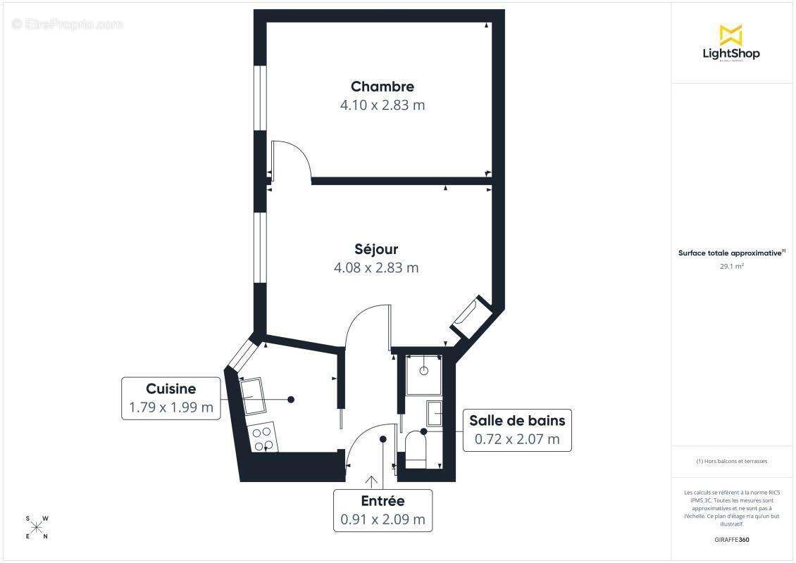 Appartement à PARIS-15E