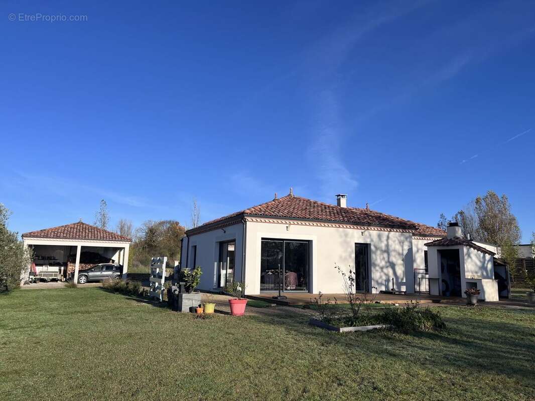 Façade arrière - Maison à CAHORS