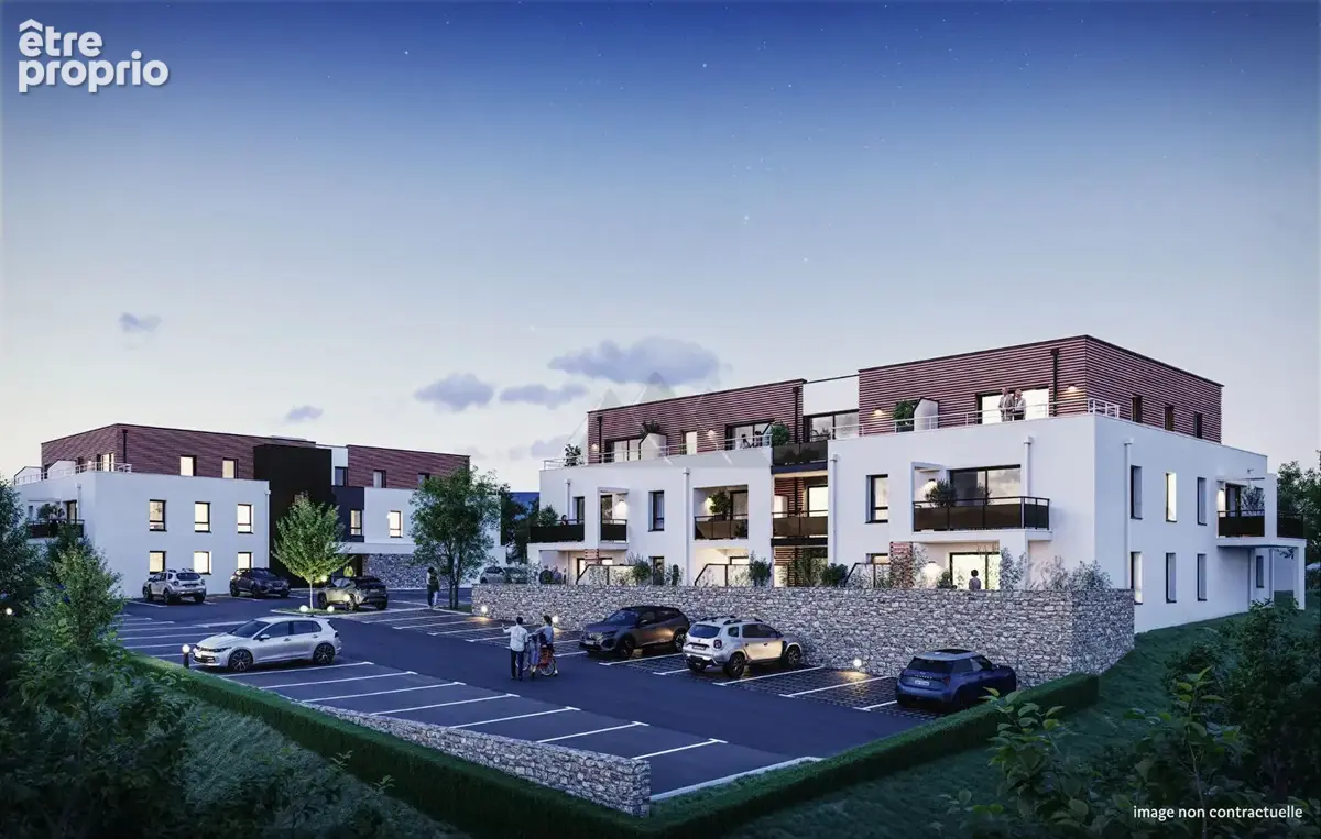 A vendre appartement t3 ergue gaberic - photo 2