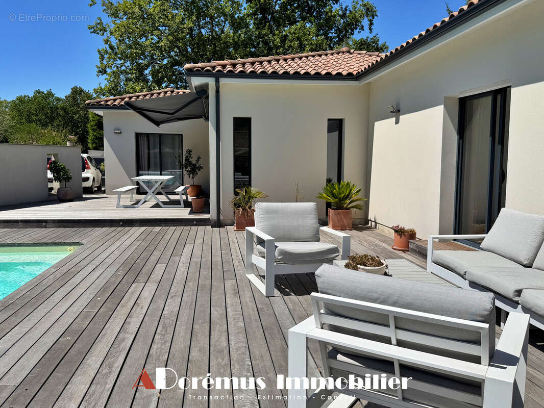 Maison contemporaine 149 m2 habitable - 4 chambres + salle de jeux - piscine - photo 13