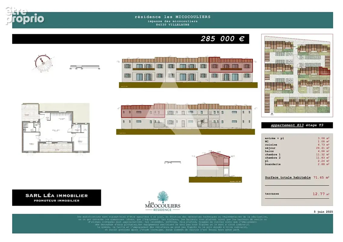 Prox Pertuis - Appartement T3 de 71,85 m2 hab avec terrasse - photo 3