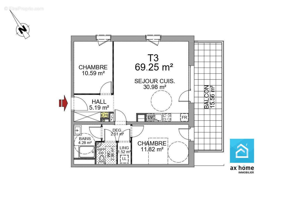 Appartement à ERNOLSHEIM-BRUCHE