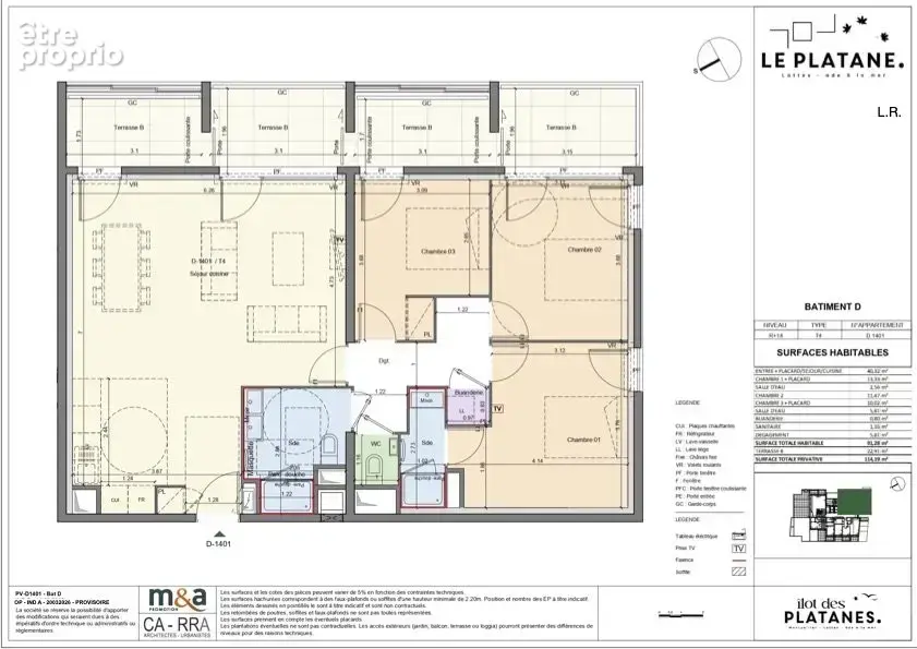 Appartement 91 m² à Lattes  - photo 3