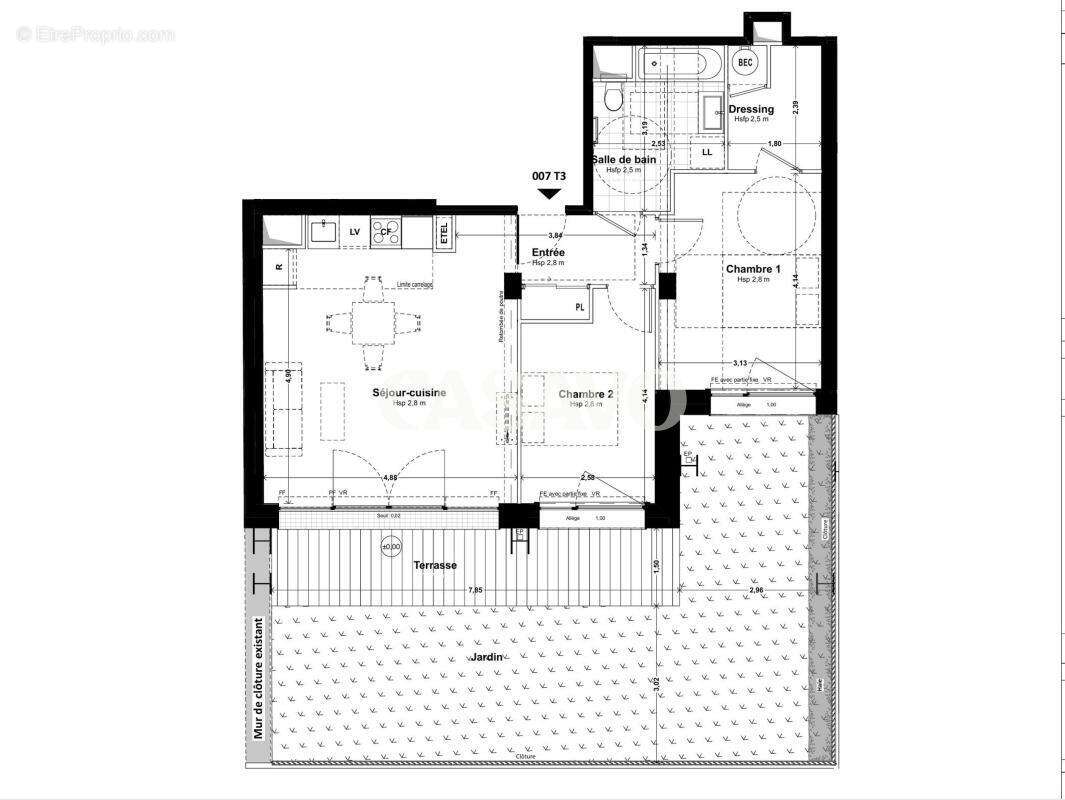 Appartement à ISSY-LES-MOULINEAUX