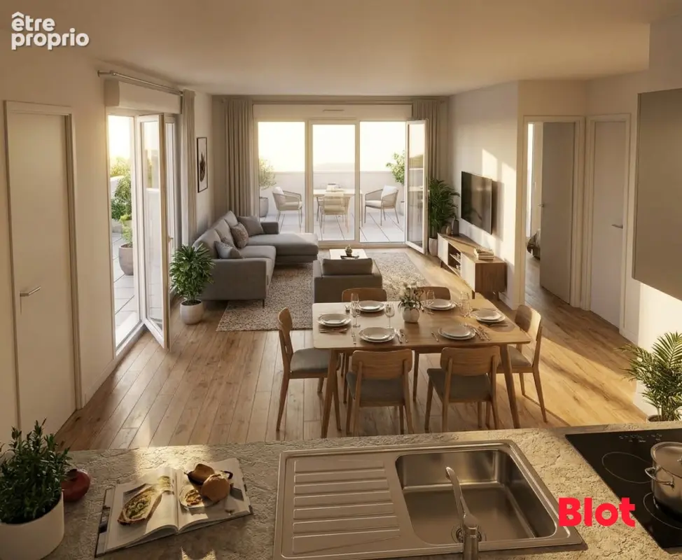 Appartement 4 pièces 86 m² à vendre à Rennes (35200) - photo 1