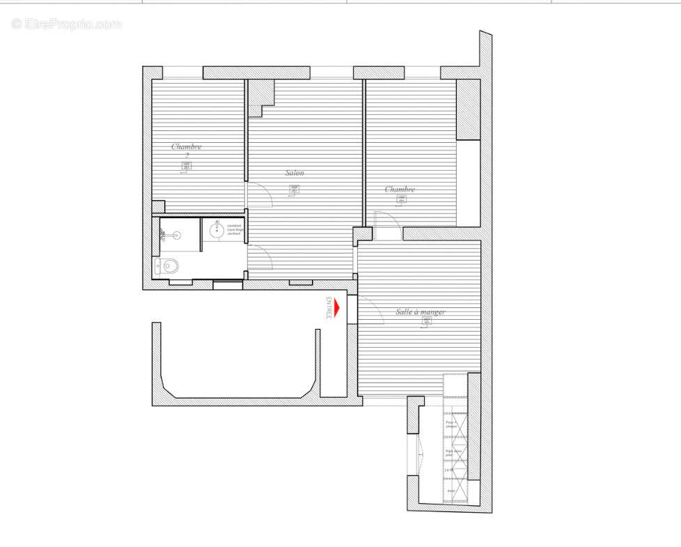 Appartement à PARIS-20E