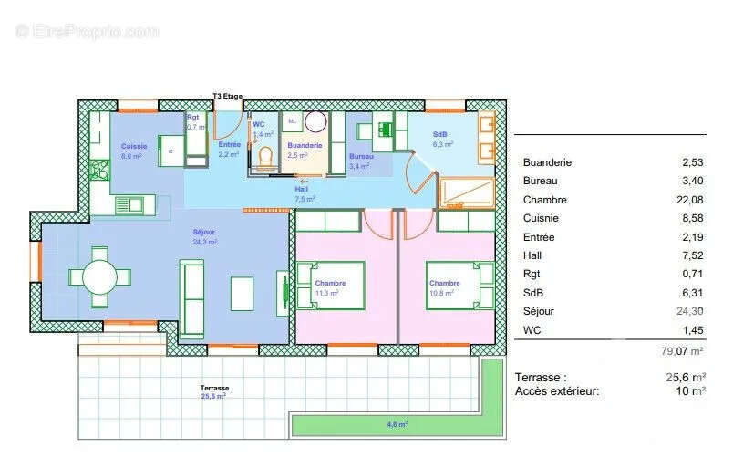 Appartement à PENTA-DI-CASINCA
