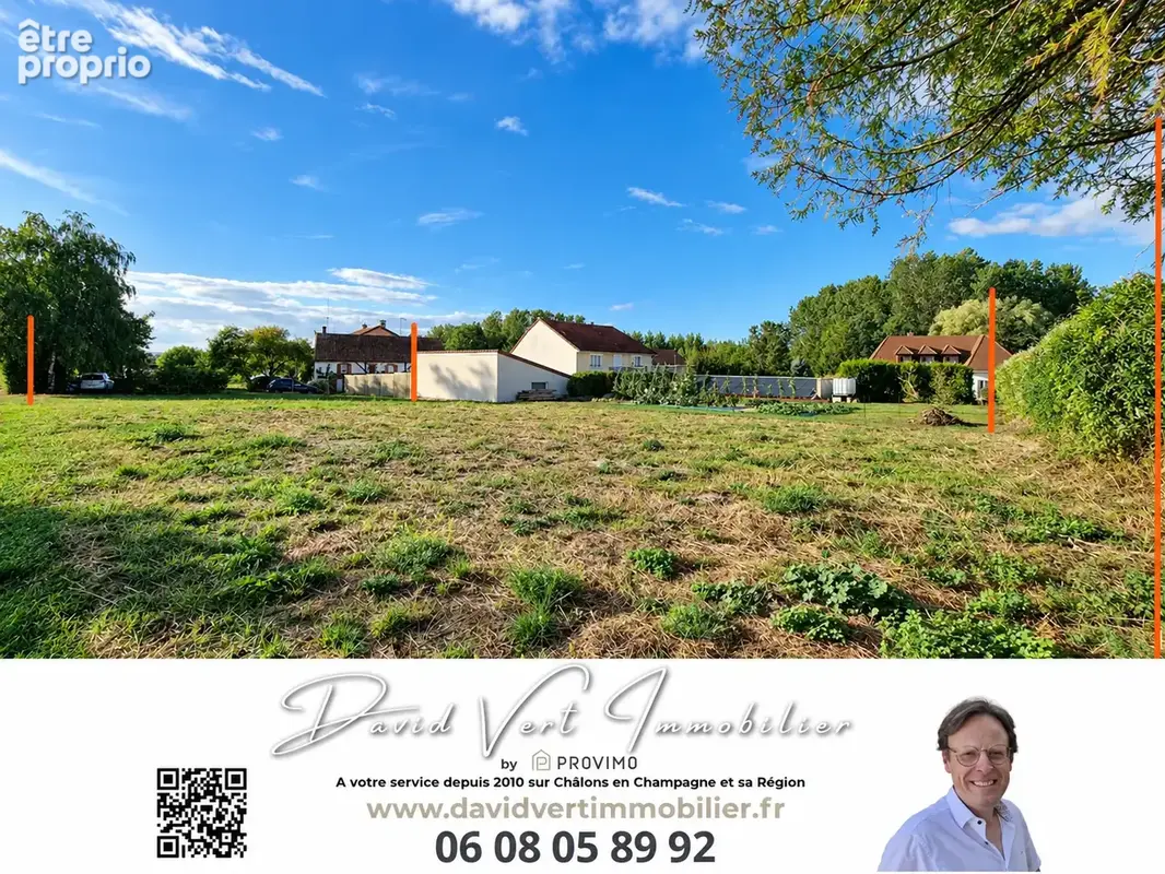 Terrain constructible d’environ 613 m2   À 10 minutes de Vertus - 20 min Châlons en Champagne - 20 min Vatry - photo 7