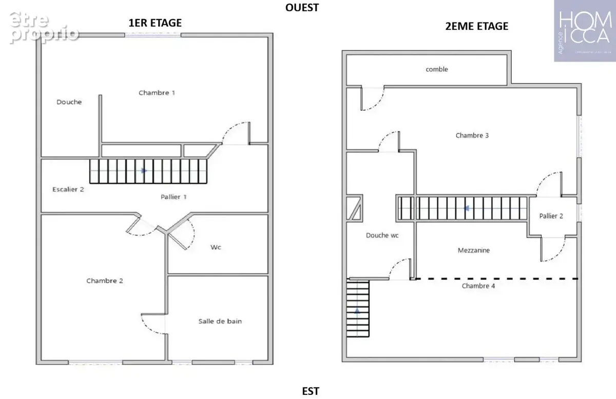 Maison de village - saint didier au mont d'or centre - 145 m2 environ avec 4 chambres et extérieur - photo 13