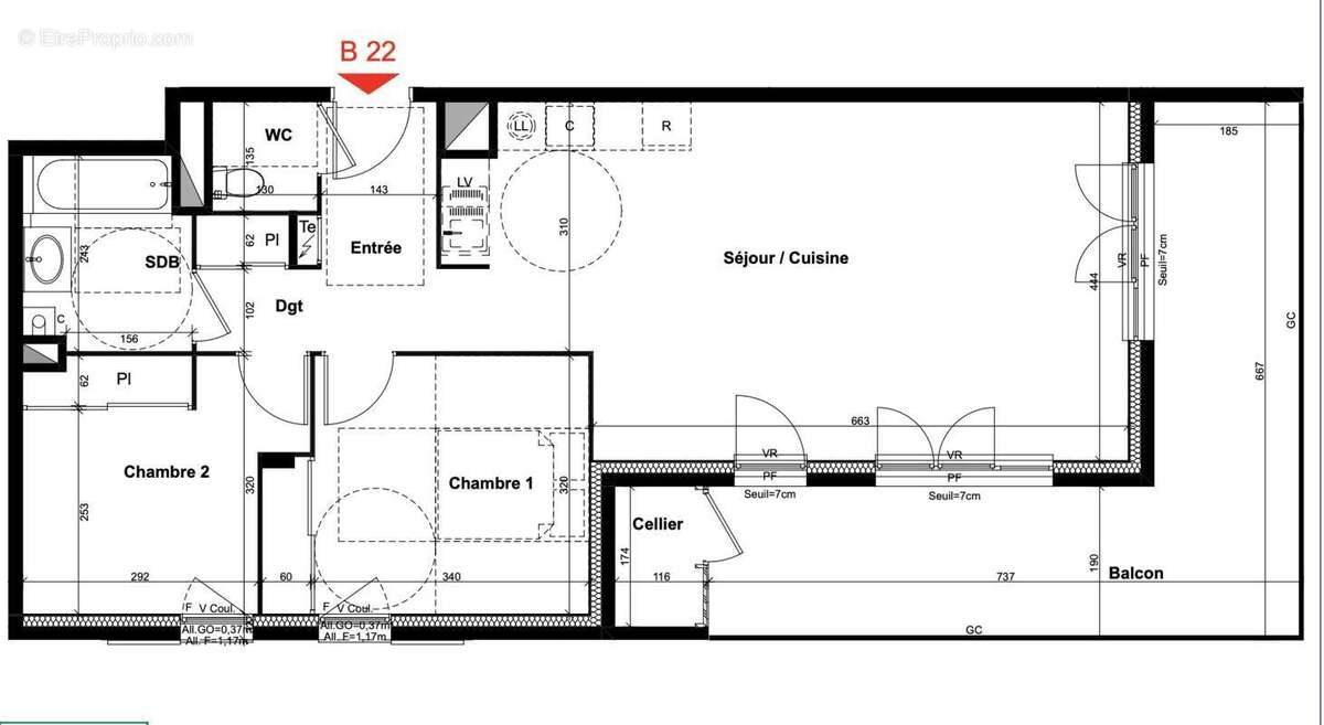 Appartement à VILLEURBANNE