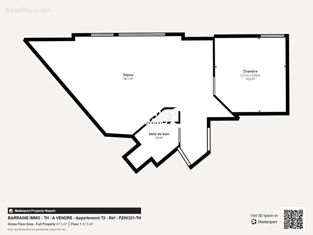 En exclusivité barraine immo appartement t2 de 42,80 m² à brest parking couvert ref : ps00321-th - photo 14