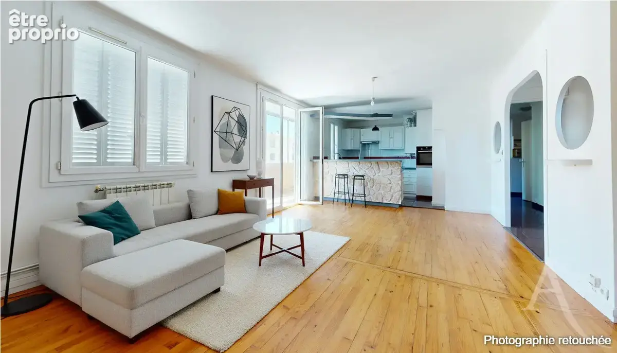 Appartement Grenoble 4 pièces 83 m2 - photo 2