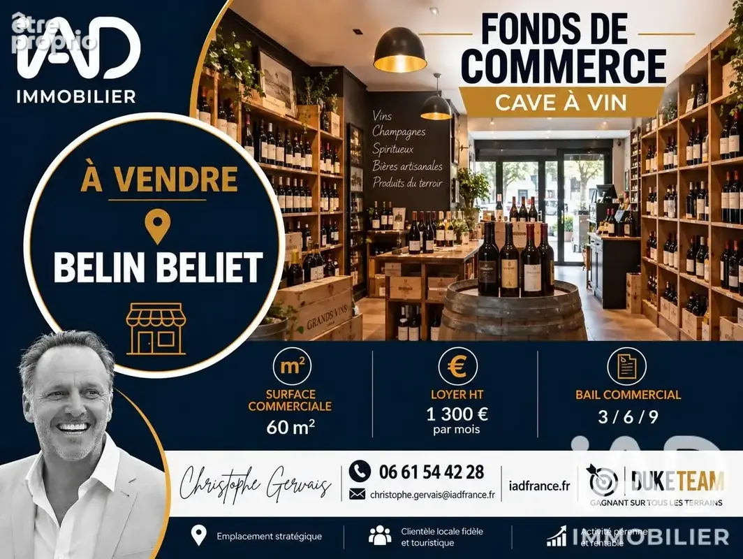 Photo 1 - Commerce à BELIN-BELIET