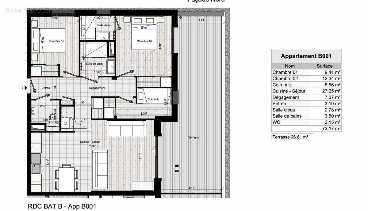 Appartement à MORILLON