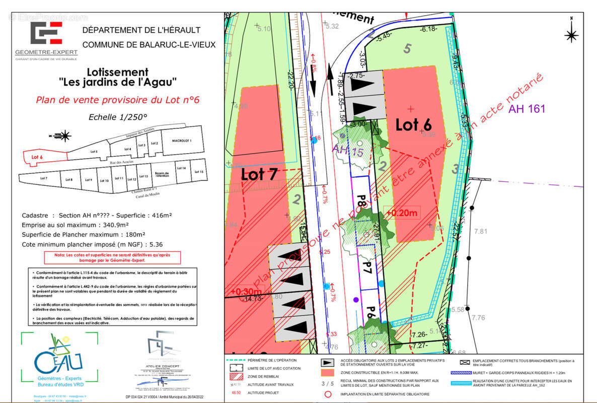 Terrain à BALARUC-LES-BAINS