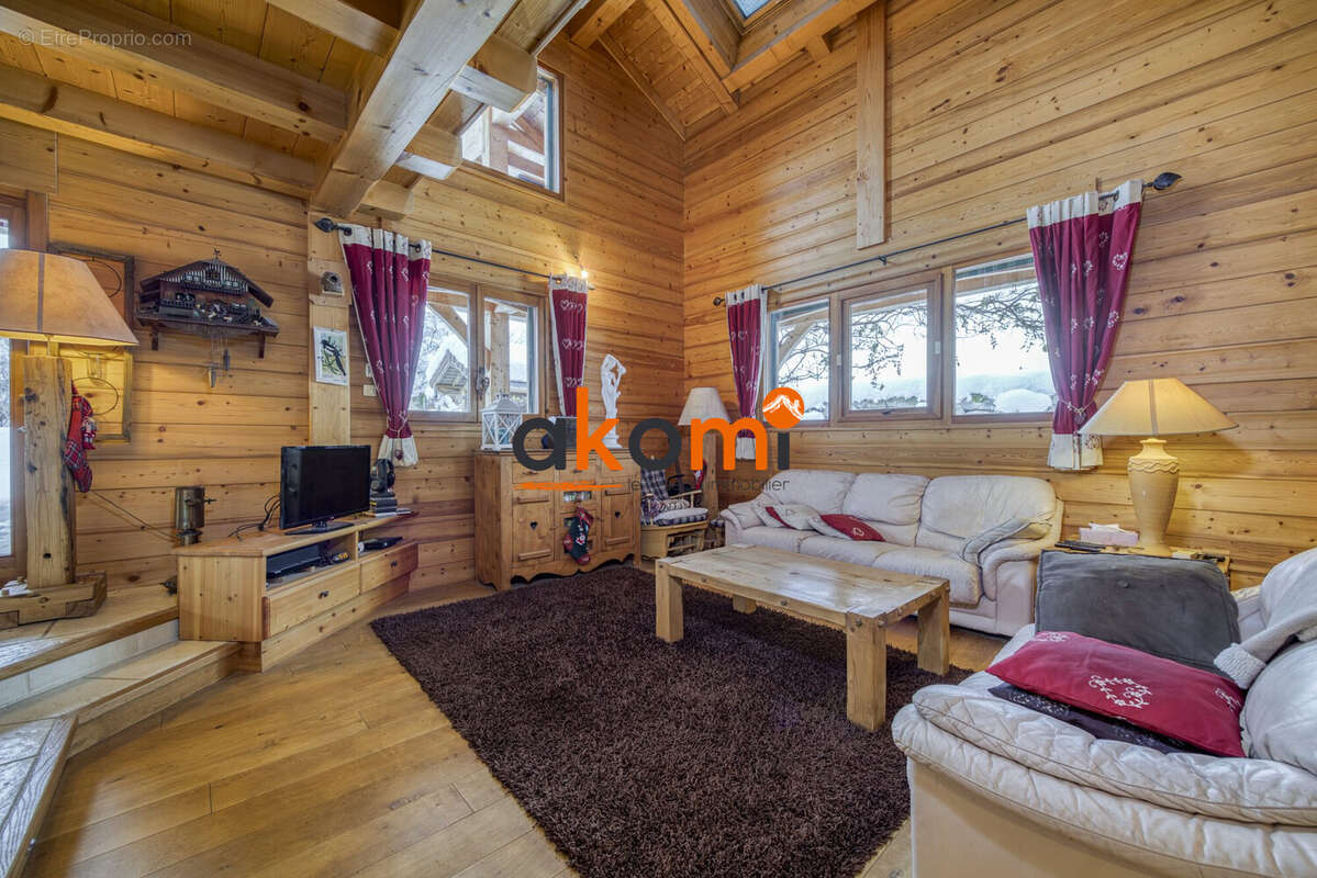 Salon - Maison à LE GRAND-BORNAND