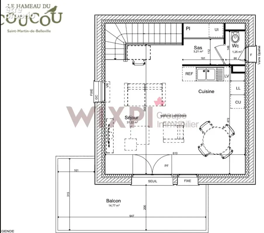 Chalet duplex type t3 neuf 71m² - photo 4