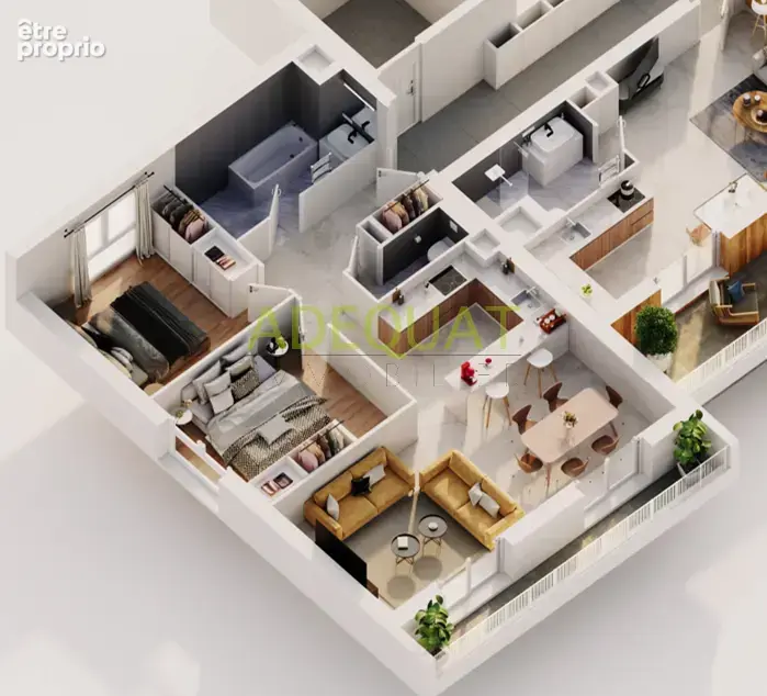 Saint andre le gaz - appartement t3 de 73m2 + terrasse + parking… - photo 5