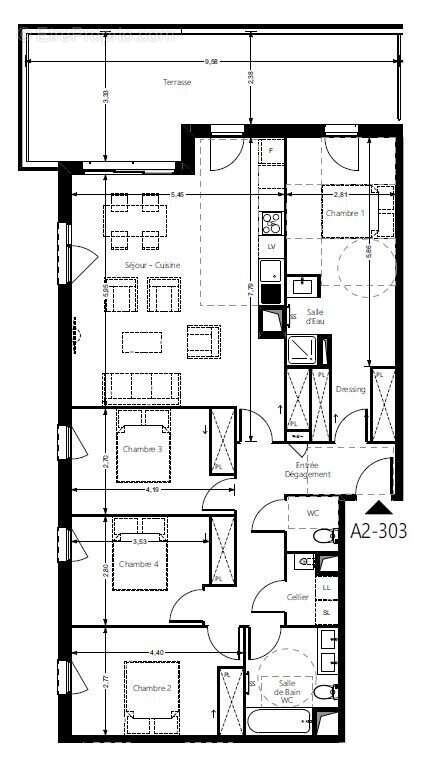Appartement à PESSAC