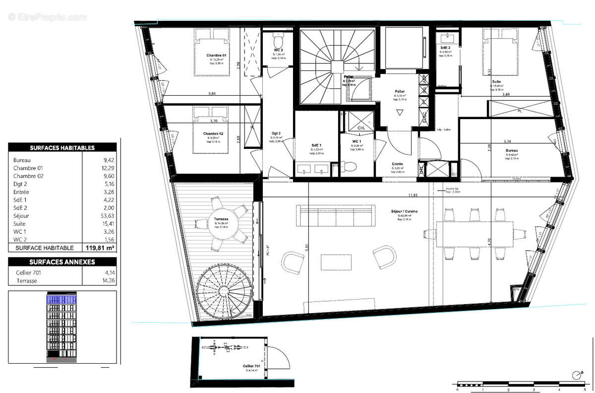 Appartement à BORDEAUX