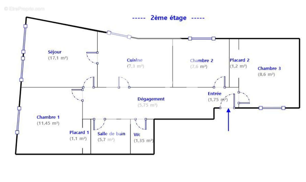 Appartement à MARSEILLE-1E