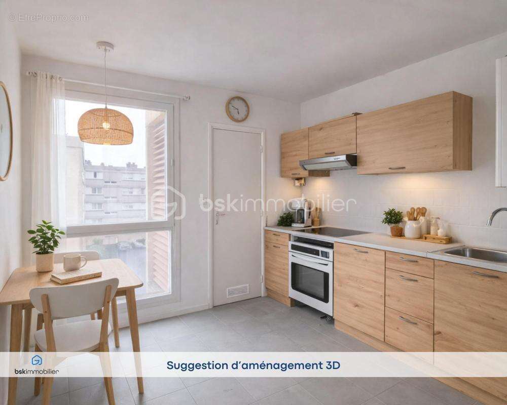 QUIMPER Ouest – Appartement T3 avec cave - 3ème étage - photo 2
