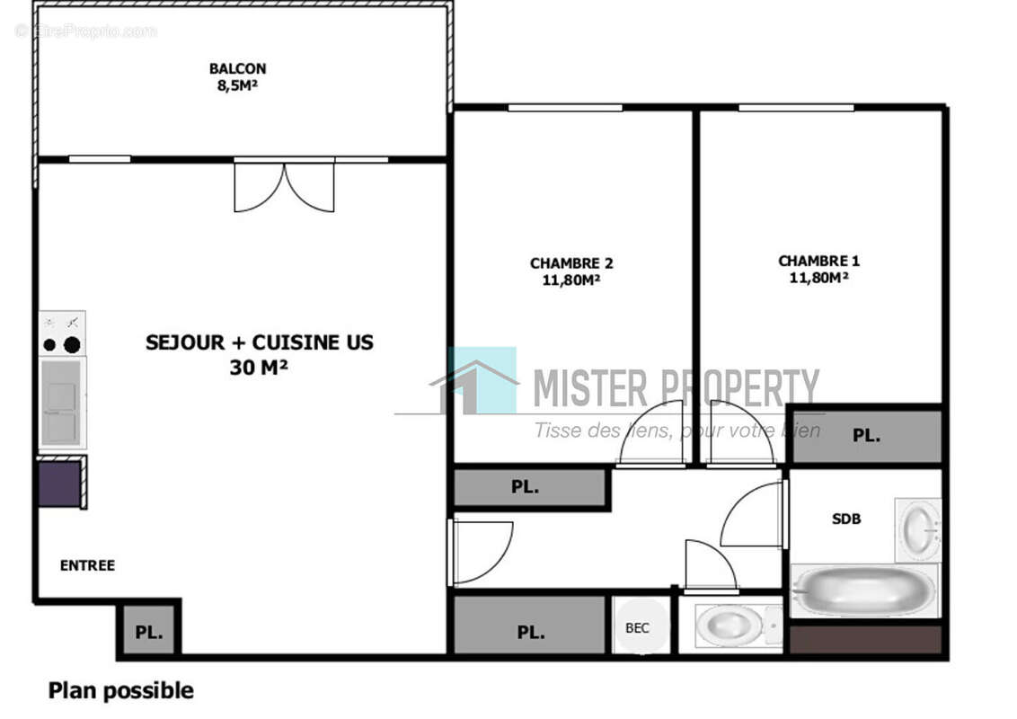 Appartement à SARTROUVILLE