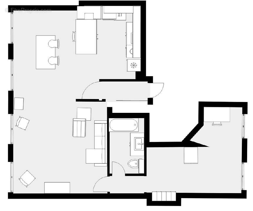 Appartement à PARIS-1E