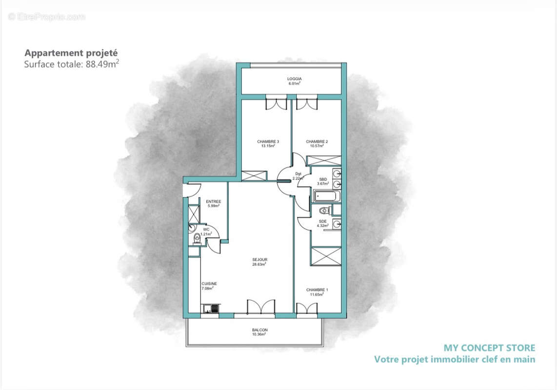 Appartement à COLOMBES