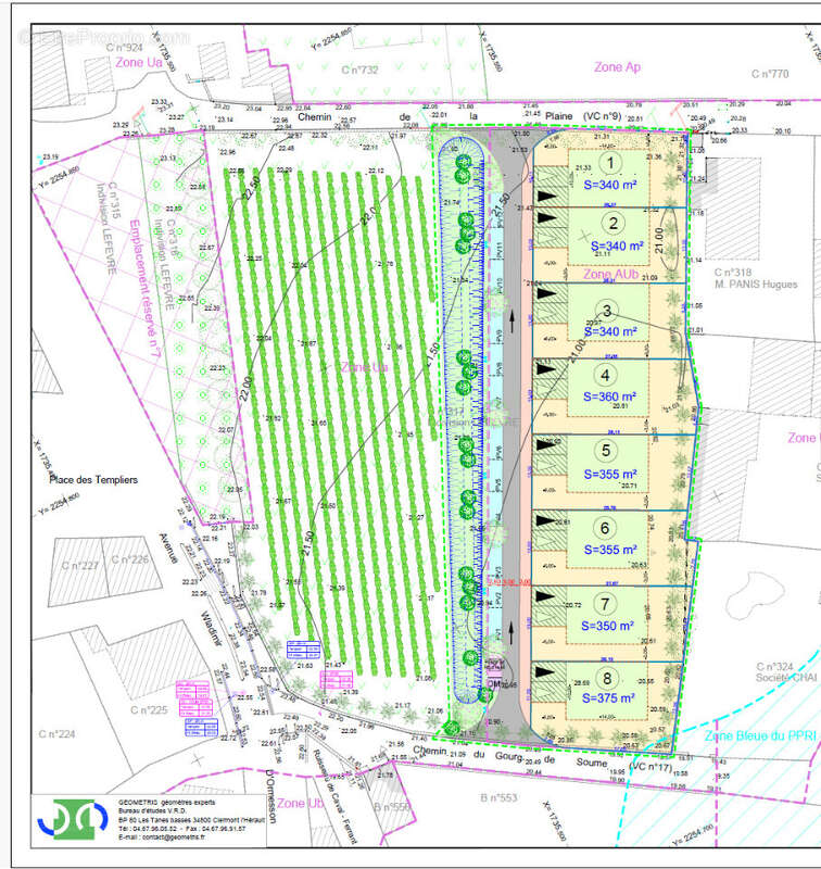 Terrain à LEZIGNAN-LA-CEBE
