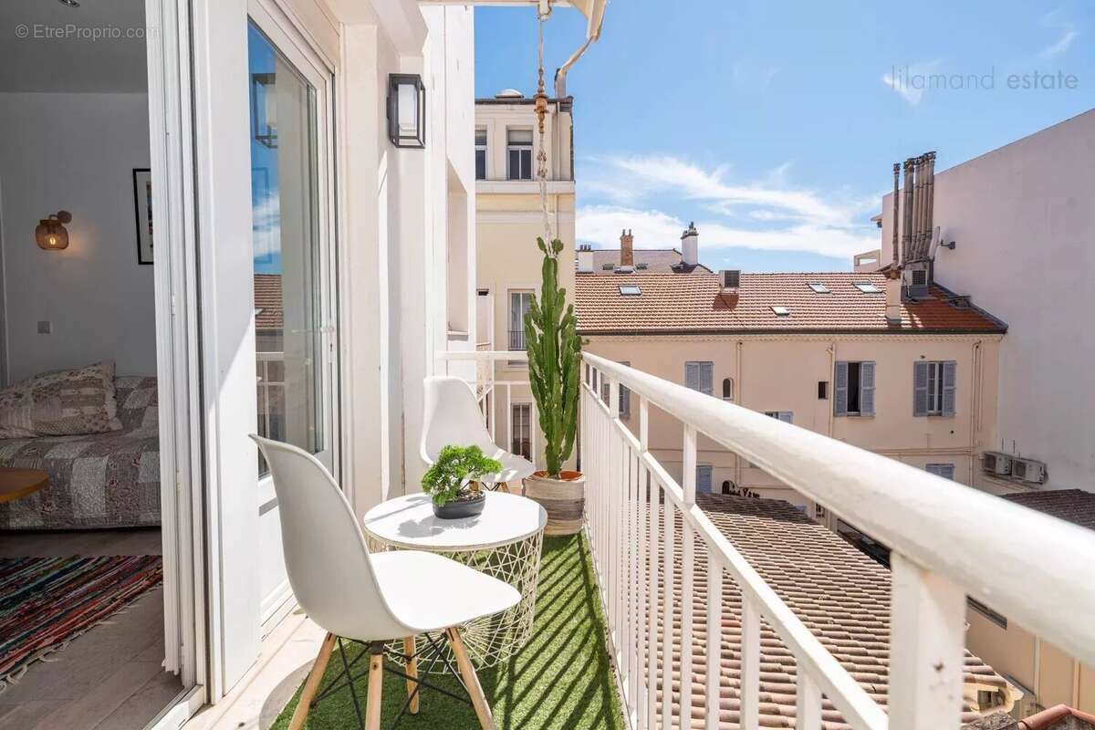 Cannes banane - 3 pieces - ascenseur - balcon - photo 2