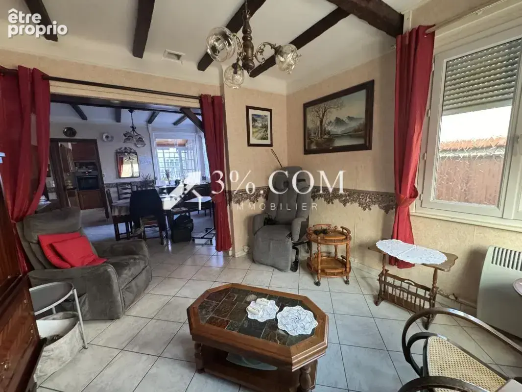 Maison 86m2 avec 3 chambres ,cour et 2 garages à Hordain - photo 3