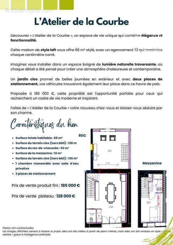 Appartement à BOURG-DES-COMPTES