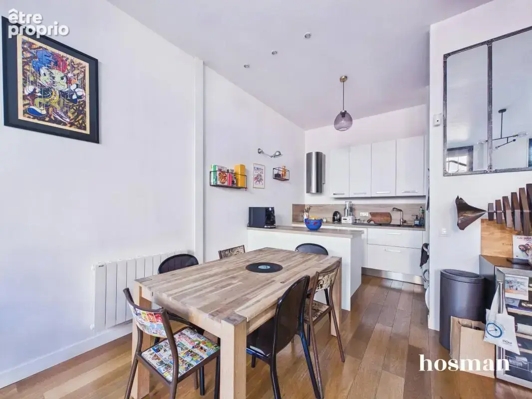 Esprit loft ! Appartement 4 pièces de 90 m² - Calme et lumineux - Rue Gaston Lauriau, Montreuil - photo 6