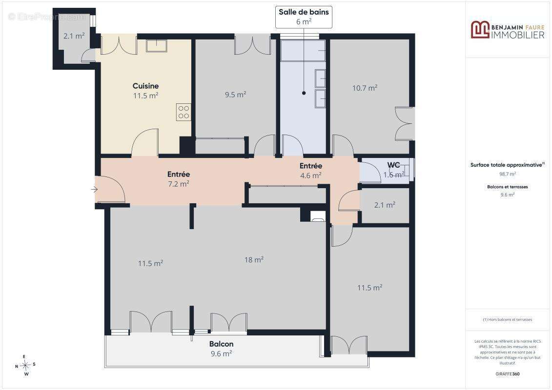 Appartement - photo 16