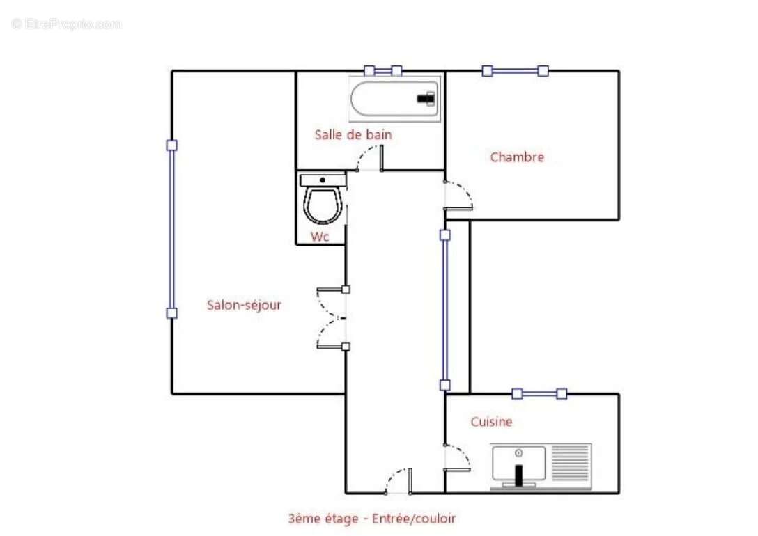 Appartement à PARIS-16E