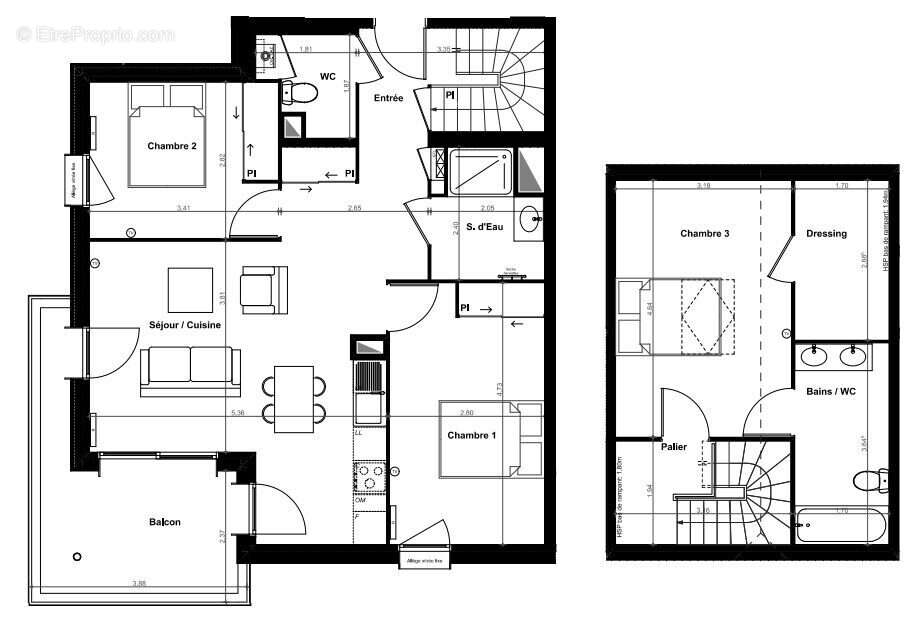 Appartement à PESSAC