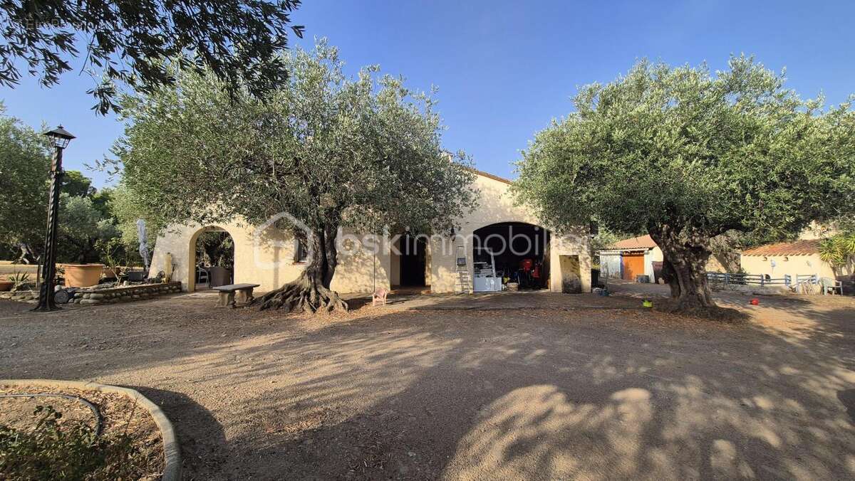 A vendre propriete mas de 170m² sur terrain de 12944m² cloture - le boulou - six chambres - climatisation reversible - garage -  - photo 2