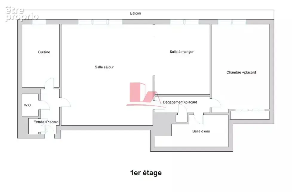 Appartement 3 pièces – Métro - Lumineux avec balcon - photo 9