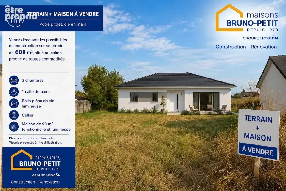 Terrain 733 m² à Bordes  - photo 2