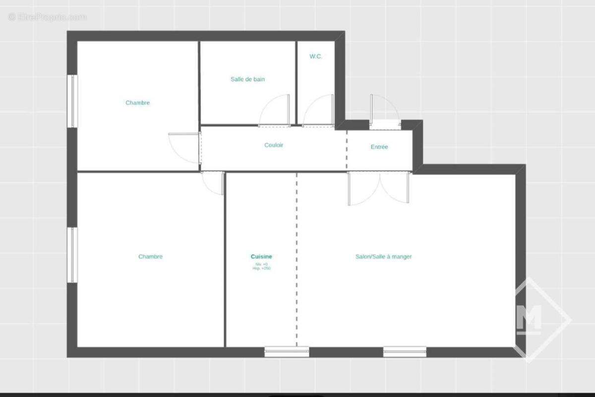 Appartement 3 Pièces Lumineux Dernier Étage Marseille 4ème Quartier Chartreux à 210 000€ FAI - photo 12
