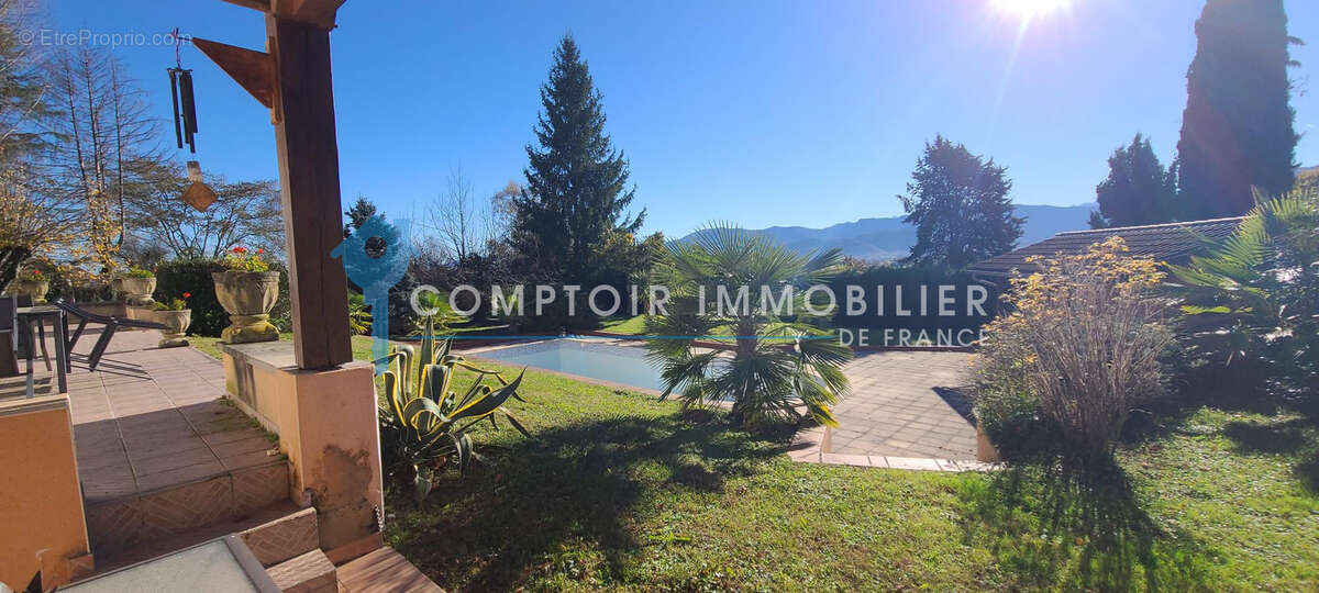 Dpt Haute-Garonne 31 - A vendre Ganties 31- Maison de ville T7 de 368 m2 sur terrain de 4490 m2 avec piscine e - photo 4